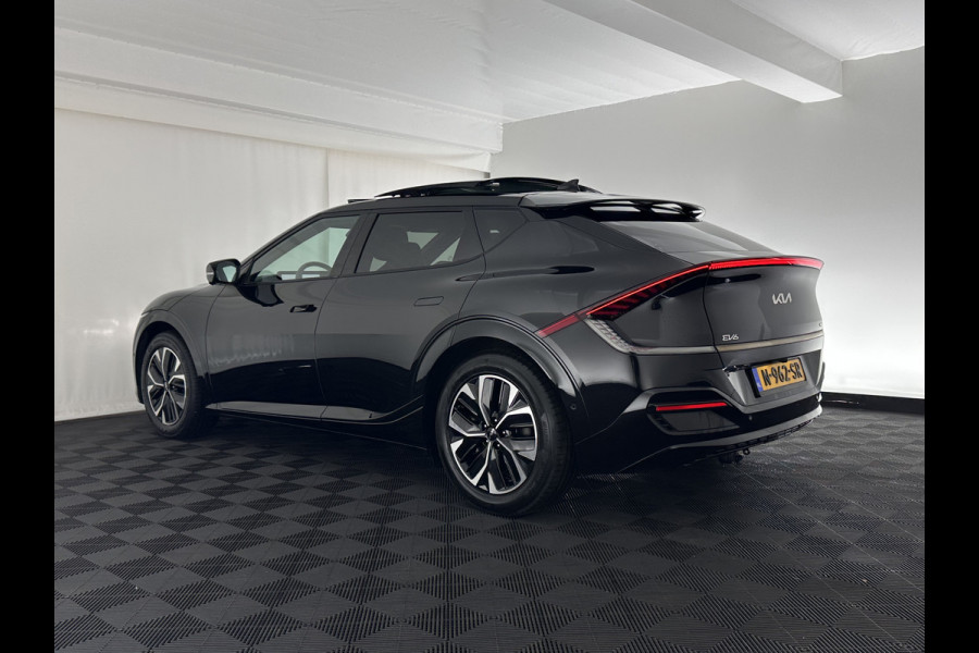 Kia Ev6 GT-Line 77.4 kWh (3-Fase-11kW) {SOH-96%} (INCL-BTW) Aut. *HEATPUMP | PANO | HEAD-UP | LEATHER-ALCANTARA | ADAPTIVE-CRUISE | DIGI-COCKPIT | MERIDIAN-AUDIO | MEMORYPACK | FULL-LED | KEYLESS | TOPVIEW | DAB | BLINDSPOT | NAVI-FULLMAP |
