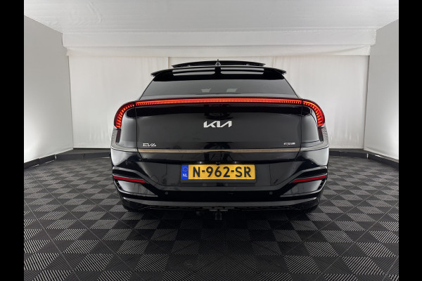 Kia Ev6 GT-Line 77.4 kWh (3-Fase-11kW) {SOH-96%} (INCL-BTW) Aut. *HEATPUMP | PANO | HEAD-UP | LEATHER-ALCANTARA | ADAPTIVE-CRUISE | DIGI-COCKPIT | MERIDIAN-AUDIO | MEMORYPACK | FULL-LED | KEYLESS | TOPVIEW | DAB | BLINDSPOT | NAVI-FULLMAP |