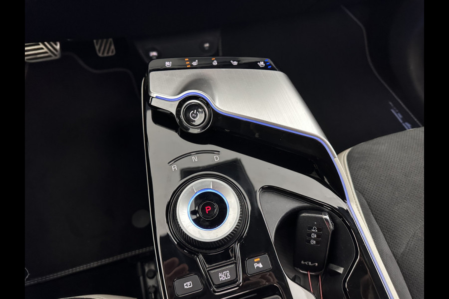 Kia Ev6 GT-Line 77.4 kWh (3-Fase-11kW) {SOH-96%} (INCL-BTW) Aut. *HEATPUMP | PANO | HEAD-UP | LEATHER-ALCANTARA | ADAPTIVE-CRUISE | DIGI-COCKPIT | MERIDIAN-AUDIO | MEMORYPACK | FULL-LED | KEYLESS | TOPVIEW | DAB | BLINDSPOT | NAVI-FULLMAP |