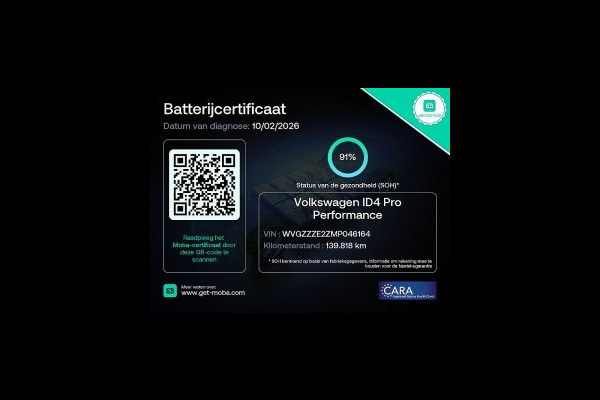 Volkswagen ID.4 Pro Family 77kWh -SOH91%-PANO-WARMTEPOMP-CAM-