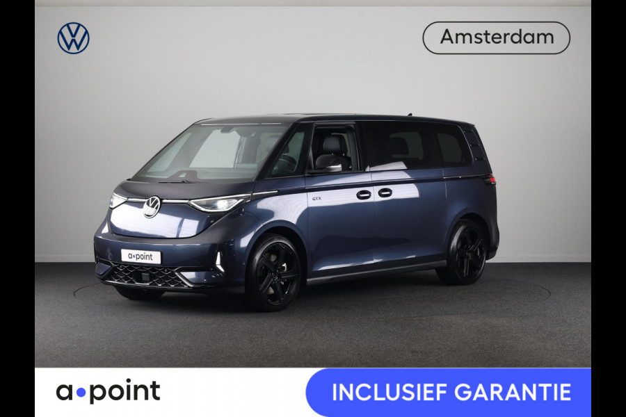 Volkswagen ID. Buzz GTX 86 kWh LWB 7p. 340 pk | SoH 100% | Verlengde garantie | Navigatie | Trekhaak (wegklapbaar) | Parkeersensoren (Park assist) | Achteruitrijcamera | Stoelverwarming v/a |