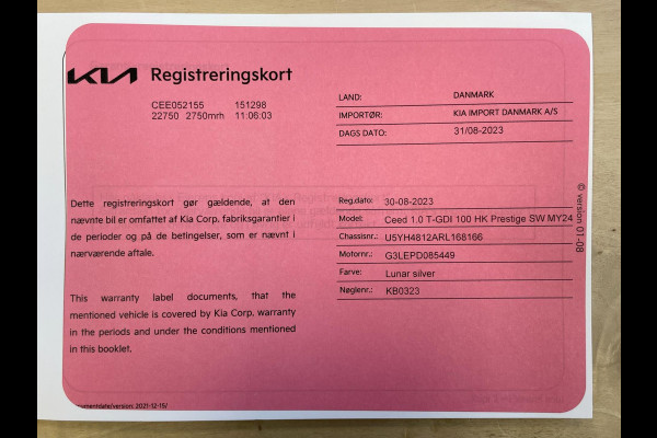 Kia Ceed Sportswagon 1.0 T-GDi DynamicLine|APPLE CARPLAY|ANDROID AUTO|STOEL+STUURVERW|CAMERA|CRUISE,CLIMATE CTRL|1E EIG.|INCL.BTW|