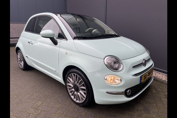 Fiat 500 0.9 TwinAir Turbo Collezione met schuif/kanteldak Airco - Cruise control - parkeersensor achter - Navigatie - Panoramadak - Schuif/kantel dak - Mistlampen voor - Licht metalen velgen 16 inch - Stuur multifunctioneel - Radio - Bluetooth - Sta