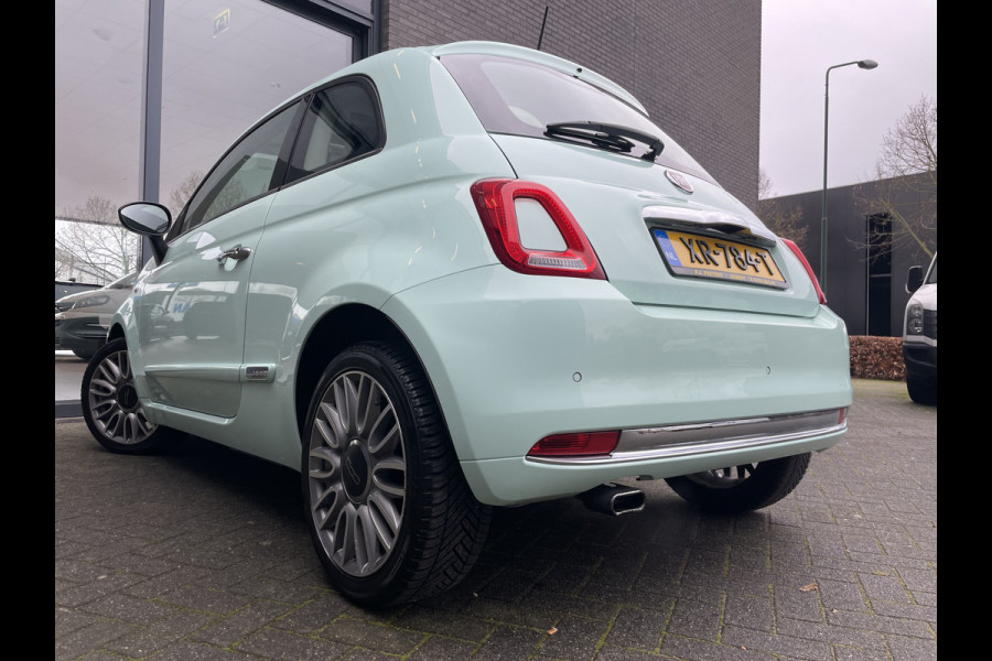 Fiat 500 0.9 TwinAir Turbo Collezione met schuif/kanteldak Airco - Cruise control - parkeersensor achter - Navigatie - Panoramadak - Schuif/kantel dak - Mistlampen voor - Licht metalen velgen 16 inch - Stuur multifunctioneel - Radio - Bluetooth - Sta