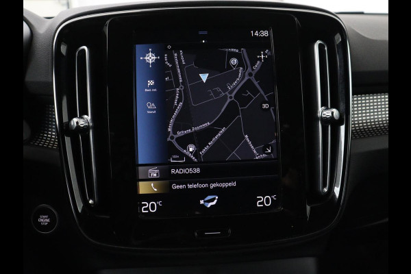 Volvo XC40 1.5 T4 Plug-in hybrid R Design | Leder/Alcantara | Carplay | Navigatie | Parkeerverwarming | Keyless | Cruise control | Parkeerhulp | Climate control | Full LED | PHEV