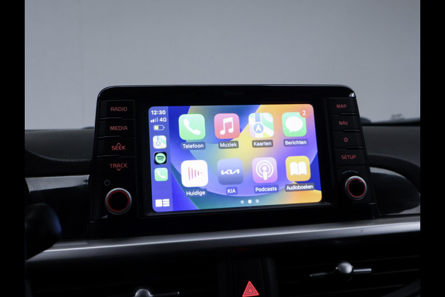 Kia Picanto 1.0 CVVT ComfortPlusLine Navigator Sport (APPLE CARPLAY,NAVI,CAMERA,AIRCO,SPORTSTOELEN,LM VELGEN,NETTE STAAT)
