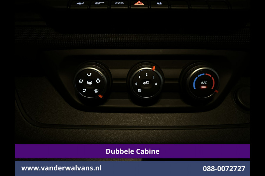 Renault Trafic 2.0 Blue dCi 131pk L2H1 Dubbele Cabine Euro6 Fabrieksgarantie Airco | 6-Zits | Apple Carplay | LED 2500kg Trekhaak, Android Auto, Cruisecontrol, Parkeersensoren, Bijrijdersbank