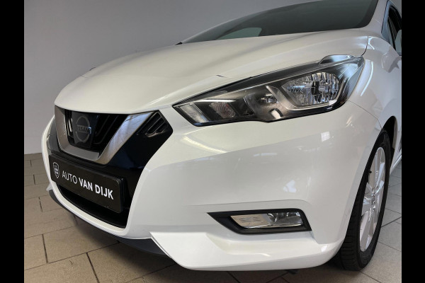 Nissan Micra 1.0 IG-T N-Connecta 100PK AIRCO NAVI CRUISE PARELMOER WIT VELGEN PDC NIEUWSTAAT