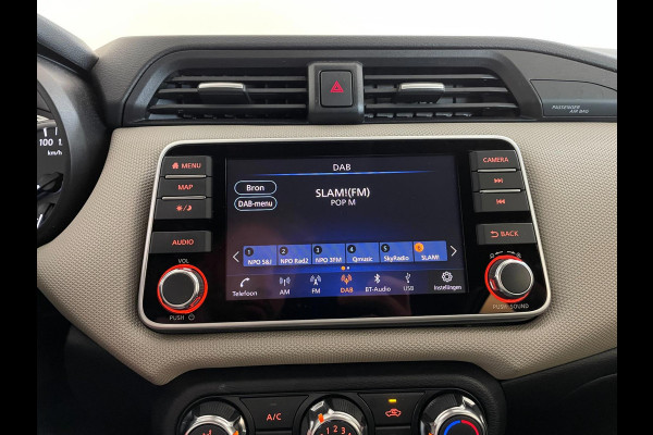 Nissan Micra 1.0 IG-T N-Connecta 100PK AIRCO NAVI CRUISE PARELMOER WIT VELGEN PDC NIEUWSTAAT