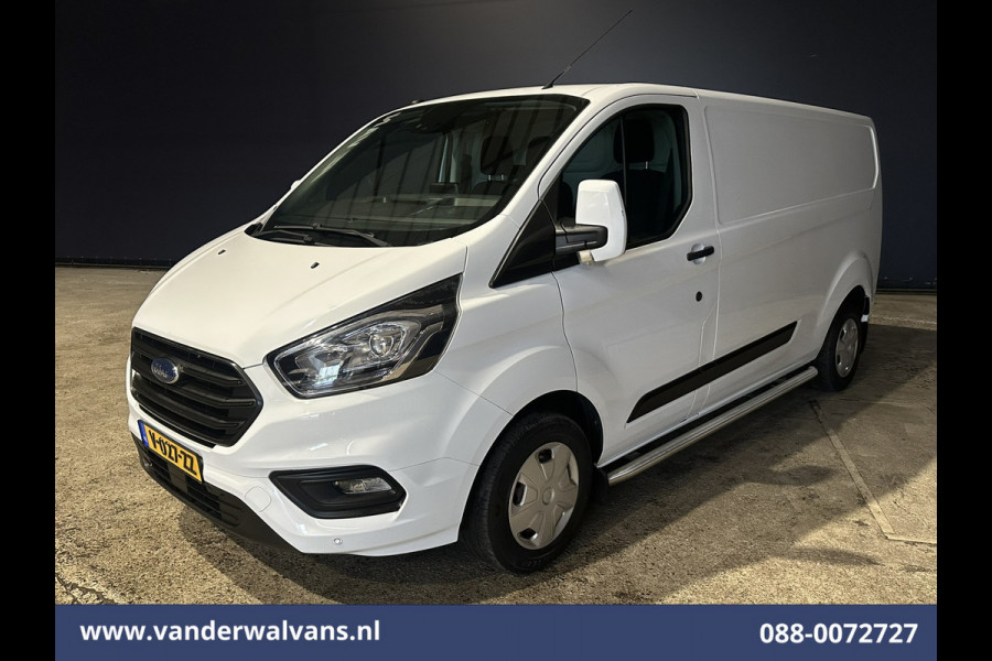 Ford Transit Custom 2.0 TDCI 131pk L2H1 Euro6 Airco | Camera | Apple Carplay | LED | 2700kg Trekhaak Android Auto, Cruisecontrol, Stoelverwarming, Verwarmde voorruit, Parkeersensoren, Sidebars, Bijrijdersbank