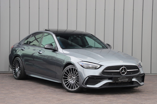 Mercedes-Benz C-Klasse 200 AMG | Pano | Burmester | Sfeerverlichting | Distronic | Keyles-go | Memory | Carbon | Digital-light | NL-auto | 2021.