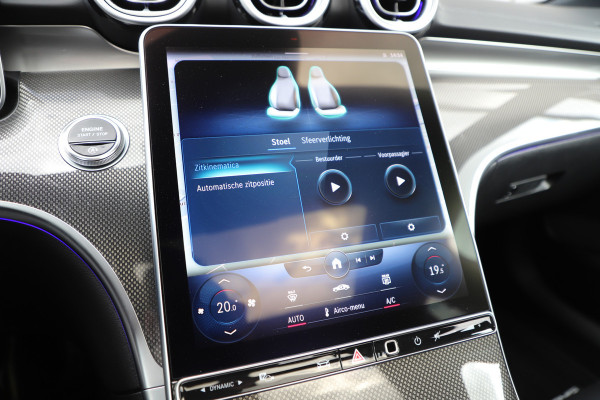 Mercedes-Benz C-Klasse 200 AMG | Pano | Burmester | Sfeerverlichting | Distronic | Keyles-go | Memory | Carbon | Digital-light | NL-auto | 2021.