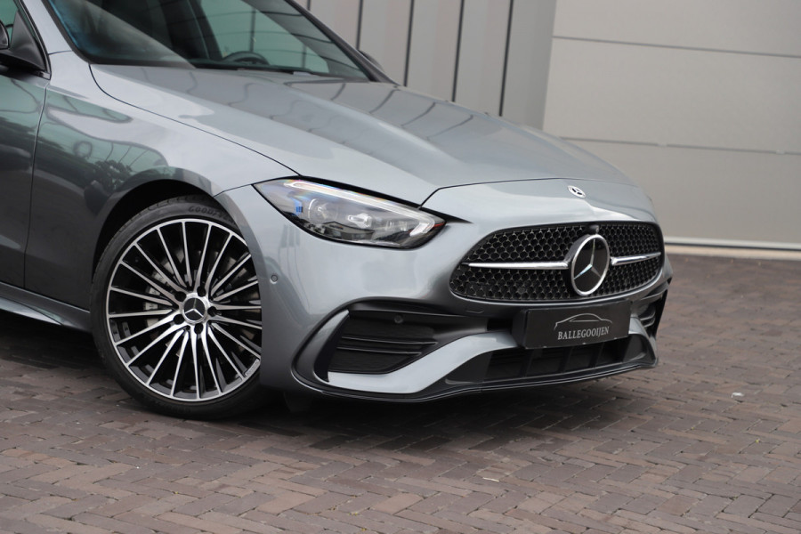 Mercedes-Benz C-Klasse 200 AMG | Pano | Burmester | Sfeerverlichting | Distronic | Keyles-go | Memory | Carbon | Digital-light | NL-auto | 2021.