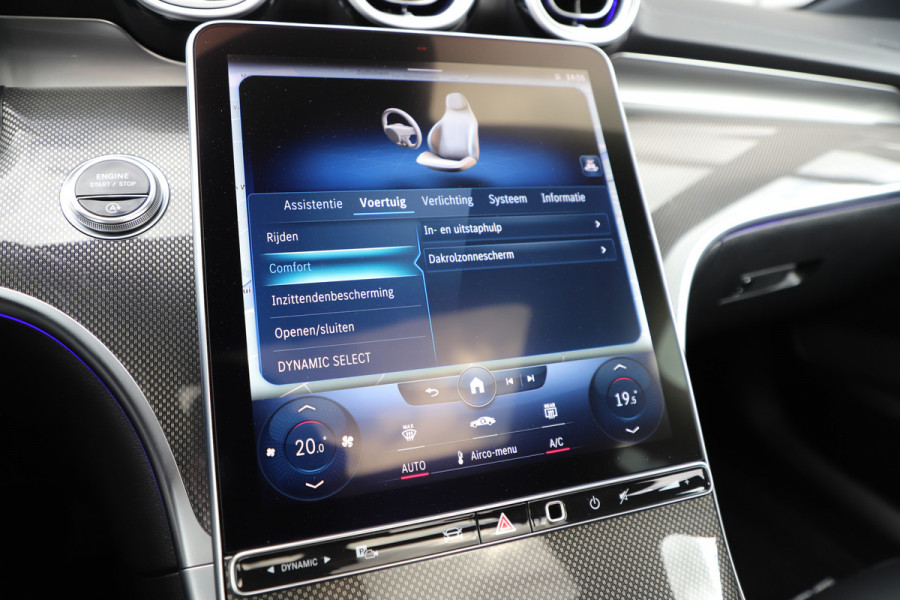 Mercedes-Benz C-Klasse 200 AMG | Pano | Burmester | Sfeerverlichting | Distronic | Keyles-go | Memory | Carbon | Digital-light | NL-auto | 2021.
