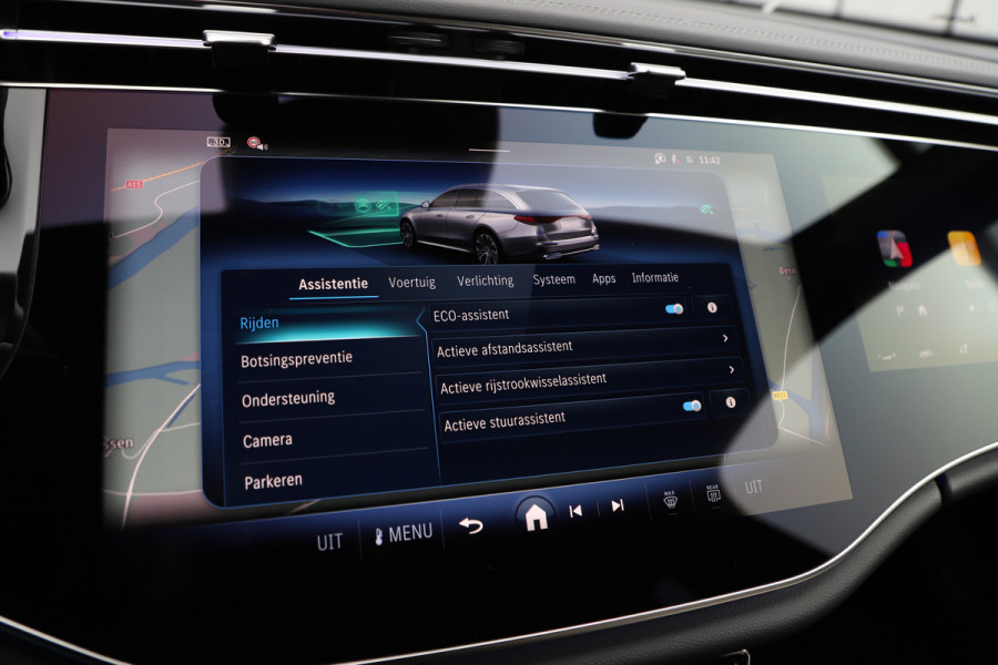 Mercedes-Benz E-Klasse Estate 300e AMG | 313PK | Head-up | Hyperscreen | Burmester 4D | Sfeerverlichting | Keyless-go | Distronic+ | Trekhaak | 2024.