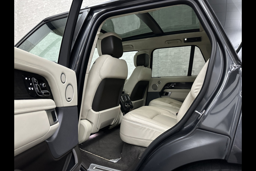Land Rover Range Rover P400 404pk Hybrid Autobiography | Dealer Onderhouden | Nieuw Accu-Pakket | Panorama | ACC | 360 Camera | Massage | Stoelventilatie V+A | ISO-Glas | Meridian-Sound | Memory Achter | Alcantara Hemelbekleding | Elektrische Achter-Stoelen | Stoelverwarming V+A | 4-Zone Clima | Keyless-Entry | Luchtvering |