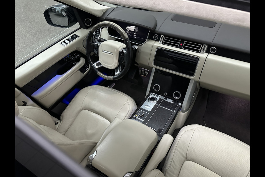Land Rover Range Rover P400 404pk Hybrid Autobiography | Dealer Onderhouden | Nieuw Accu-Pakket | Panorama | ACC | 360 Camera | Massage | Stoelventilatie V+A | ISO-Glas | Meridian-Sound | Memory Achter | Alcantara Hemelbekleding | Elektrische Achter-Stoelen | Stoelverwarming V+A | 4-Zone Clima | Keyless-Entry | Luchtvering |