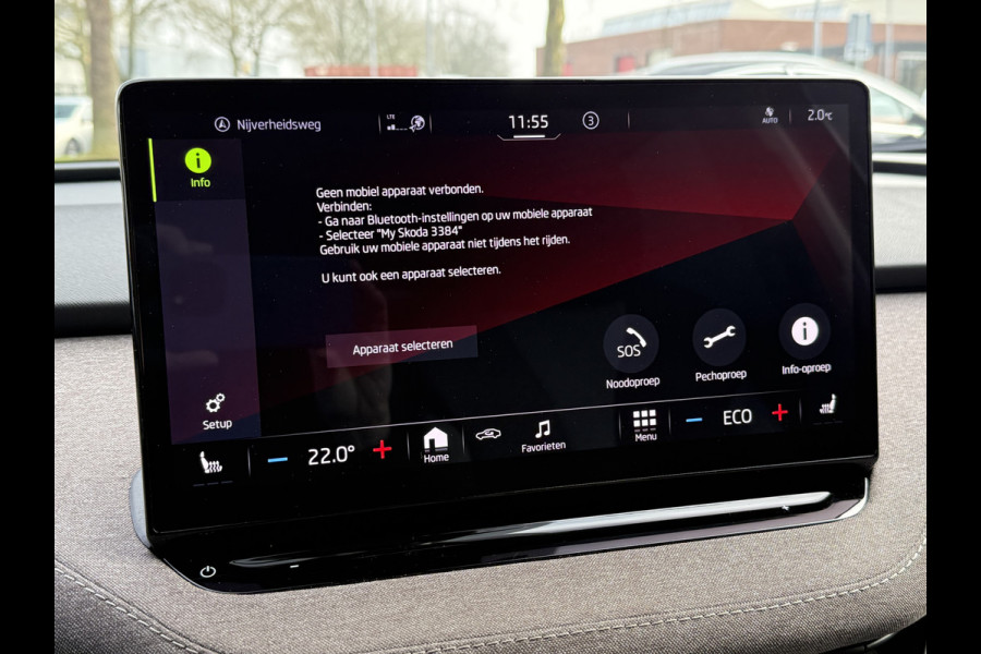 Škoda ENYAQ iV BWJ 2021 | 180PK SOH91,3% 60 First Edition | TREKHAAK | CLIMA | NAVI | STOEL&STUURWIEL VERW | PDC | CAMERA | CARPLAY