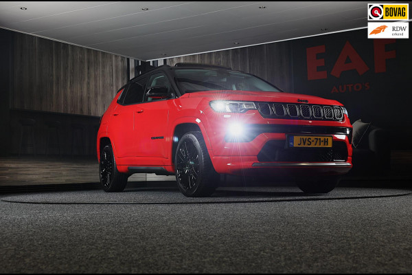 Jeep Compass 1.5T e-Hybrid Limited / AUT / Memory / Leder / Camera / Elek Stoelen / Stoelverkoeling / Open Pano / Led / Pdc / 19 I