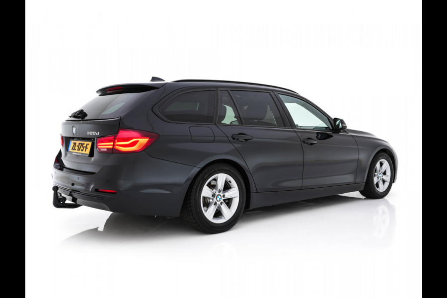 BMW 3 Serie Touring 320d EDE Executive Aut. *PANO | LEATHER | FULL-LED | DIGI-COCKPIT | HEATED-SPORTSEATS | NAVI-FULLMAP | PRIVACY-GLASS | ECC | KEYLESS | LANE-ASSIST | PDC | CRUISE | TOWBAR | 18''ALU*