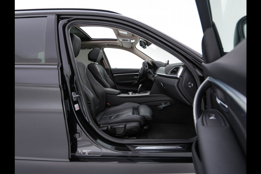 BMW 3 Serie Touring 320d EDE Executive Aut. *PANO | LEATHER | FULL-LED | DIGI-COCKPIT | HEATED-SPORTSEATS | NAVI-FULLMAP | PRIVACY-GLASS | ECC | KEYLESS | LANE-ASSIST | PDC | CRUISE | TOWBAR | 18''ALU*