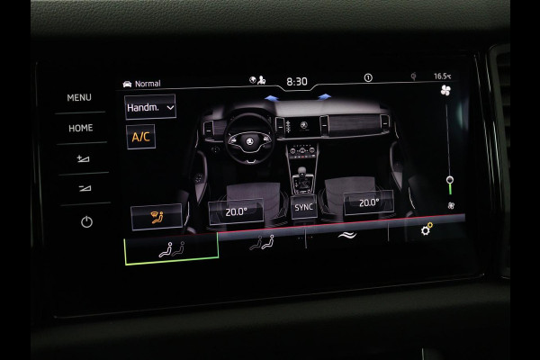 Škoda Kodiaq 1.5 TSI Sportline 7 Persoons | Panoramadak | Stoelverwarming | Trekhaak | Adaptive cruise | Carplay | Memory | 20 inch | Virtual Cockpit | Alcantara | Keyless | Navigatie