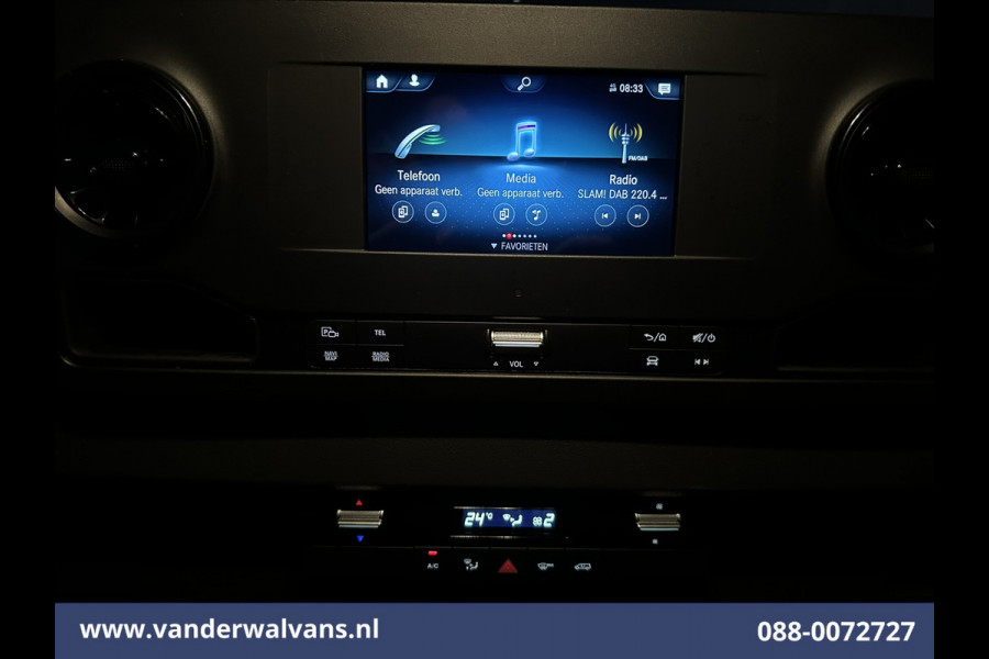 Mercedes-Benz Sprinter 315 CDI 150pk L3H2 Euro6 Airco | Camera | Navigatie | Apple Carplay | Trekhaak Android Auto, Bijrijdersbank