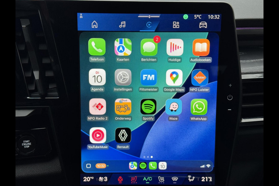 Renault Espace E-Tech Full Hybrid 200 Iconic Adaptive cruise Climate Matrix LED 360 camera Pano Apple / Android Harman Kardon