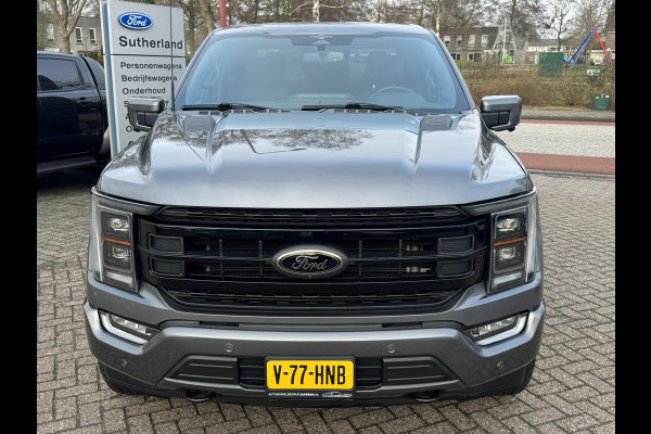 Ford USA F-150 5.0 V8 SuperCrew Lariat | SCI | 401pk | Automaat | 5 persoons  | Grijs kenteken | Lederen Bekleding | Trekhaak | LPG | 4x4 | 3.500kg Trekgewicht