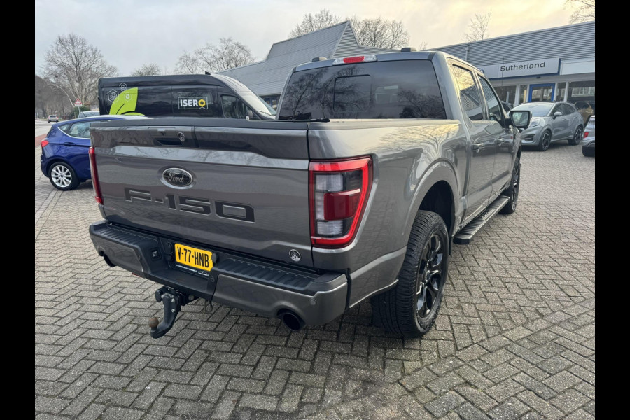 Ford USA F-150 5.0 V8 SuperCrew Lariat | SCI | 401pk | Automaat | 5 persoons  | Grijs kenteken | Lederen Bekleding | Trekhaak | LPG | 4x4 | 3.500kg Trekgewicht