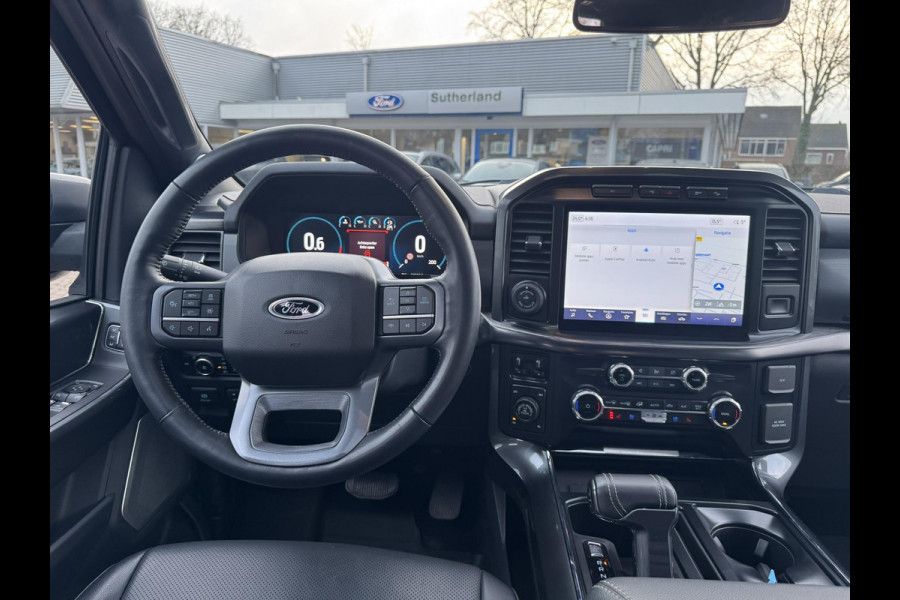Ford USA F-150 5.0 V8 SuperCrew Lariat | SCI | 401pk | Automaat | 5 persoons  | Grijs kenteken | Lederen Bekleding | Trekhaak | LPG | 4x4 | 3.500kg Trekgewicht