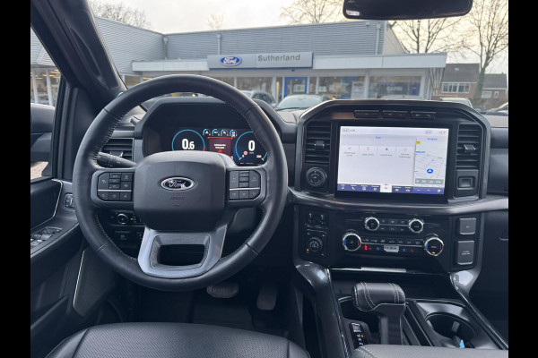 Ford USA F-150 5.0 V8 SuperCrew Lariat | SCI | 401pk | Automaat | 5 persoons  | Grijs kenteken | Lederen Bekleding | Trekhaak | LPG | 4x4 | 3.500kg Trekgewicht
