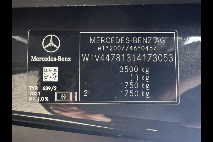 Mercedes-Benz Eqv 300 L2 Avantgarde Burmester 7 persoons Stoelkoeling Elektrische schuifdeuren Middenconsole