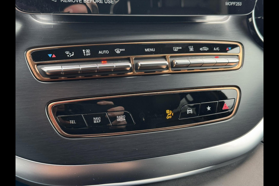 Mercedes-Benz Eqv 300 L2 Avantgarde Burmester 7 persoons Stoelkoeling Elektrische schuifdeuren Middenconsole