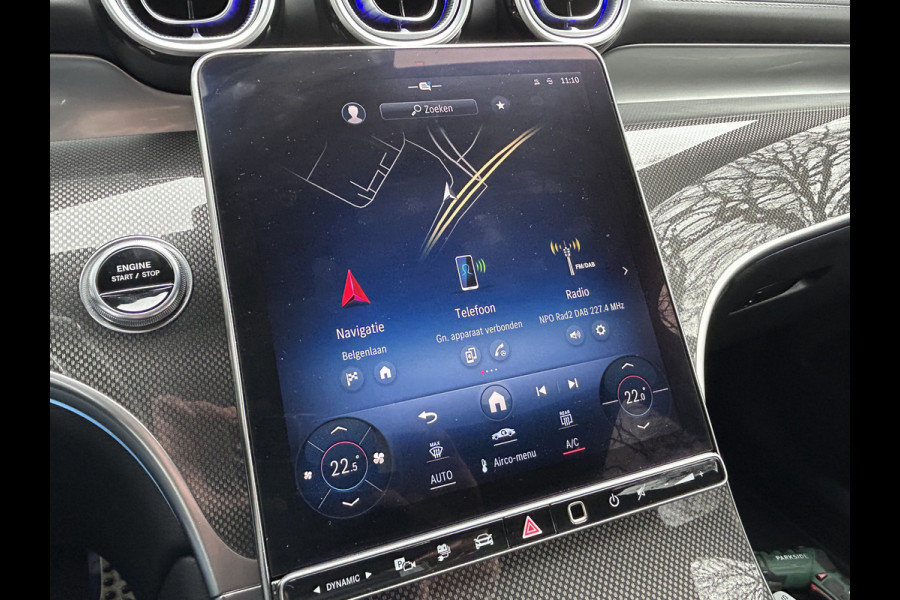 Mercedes-Benz GLC 300e AMG 4Matic // Panorama dak // Burmester // Memory // 360 Camera // 20 inch // Treeplanken // Sfeerverlichting // Keyless