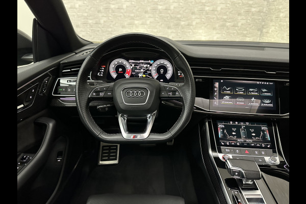 Audi SQ8 Q8 RSQ8 4.0 V8 | RS-Stoelen | Panorama | Massage | Ventilatie | 23'' | B&O Sound | Trekhaak | Bovag Garantie | Carbon | Luchtvering | Black-Optic | Nw.Pr, 220733,=  | Memory | Leder | Matrix-LED | Carplay | 57800,= ex bpm en btw export | BTW Auto 81300,= ex btw.