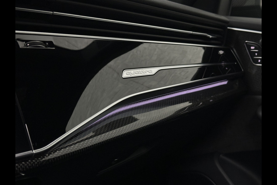 Audi SQ8 Q8 RSQ8 4.0 V8 | RS-Stoelen | Panorama | Massage | Ventilatie | 23'' | B&O Sound | Trekhaak | Bovag Garantie | Carbon | Luchtvering | Black-Optic | Nw.Pr, 220733,=  | Memory | Leder | Matrix-LED | Carplay | 57800,= ex bpm en btw export | BTW Auto 81300,= ex btw.