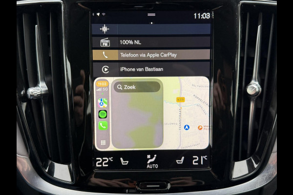 Volvo V60 2.0 T5 Aut. Stoelverwarming V+A Carplay Trekhaak Leder Cruise Camera Pdc Navi Led Elek. A-klep