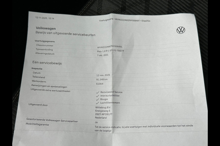 Volkswagen Polo 1.0 TSI R-Line Aut Navi Camera Carplay Pano