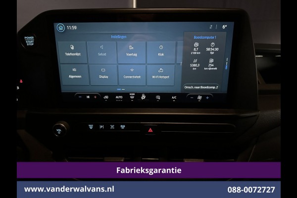 Ford Transit Custom 2.0 TDCI 136pk L2H1 Fabrieksgarantie Euro6 Airco | Camera | Apple Carplay | Cruisecontrol | LED Android Auto, Parkeersensoren, Verwarmde voorruit, Bijrijdersbank
