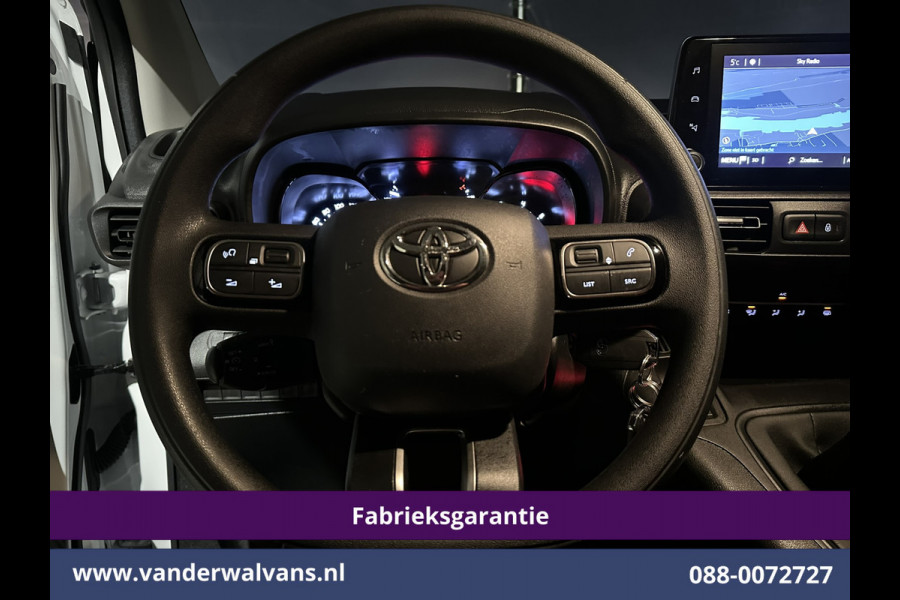 Toyota PROACE CITY 1.5 D-4D 102pk L1H1 Fabrieksgarantie Euro6 Airco | Navigatie | Apple Carplay | Cruisecontrol Android Auto, Zijdeur, Parkeersensoren
