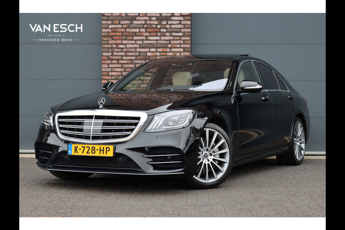 Mercedes-Benz S-Klasse 560 AMG Line Premium | V8 | Active Body Control | Distronic+ | HUD | Panoramadak | Burmester | Nachtzicht | Intelligent Light System | Soft-Close | Keyless Go | Camera | Nappa Leder |
