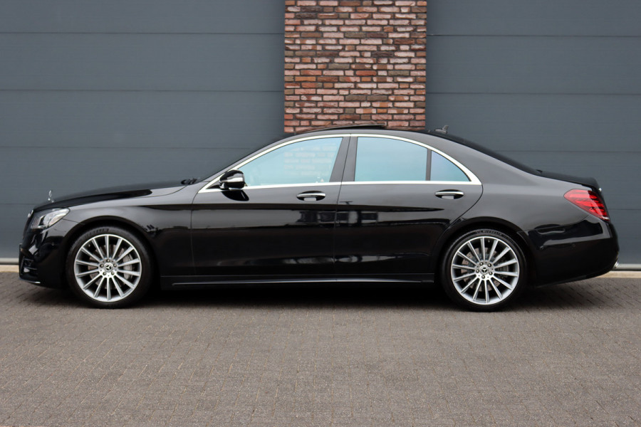 Mercedes-Benz S-Klasse 560 AMG Line Premium | V8 | Active Body Control | Distronic+ | HUD | Panoramadak | Burmester | Nachtzicht | Intelligent Light System | Soft-Close | Keyless Go | Camera | Nappa Leder |