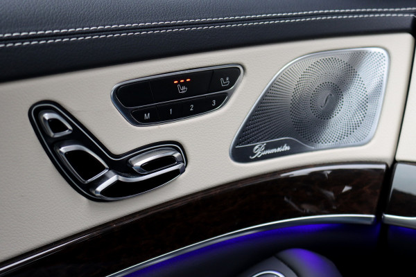 Mercedes-Benz S-Klasse 560 AMG Line Premium | V8 | Active Body Control | Distronic+ | HUD | Panoramadak | Burmester | Nachtzicht | Intelligent Light System | Soft-Close | Keyless Go | Camera | Nappa Leder |