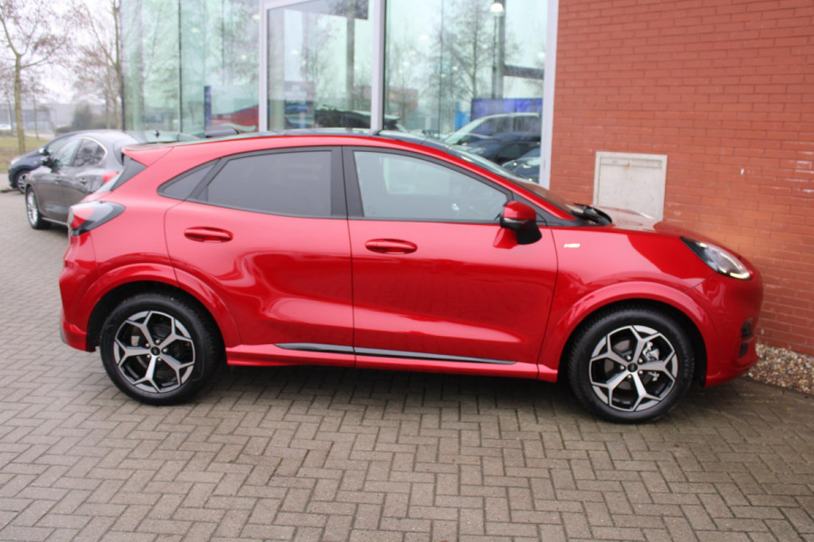 Ford Puma 1.0 EcoBoost Hybrid ST-Line X 155pk | Panorama Dak | Driver Assistance Pack | Winterpack | Trekhaak afneembaar | All Weather banden | Reservewiel