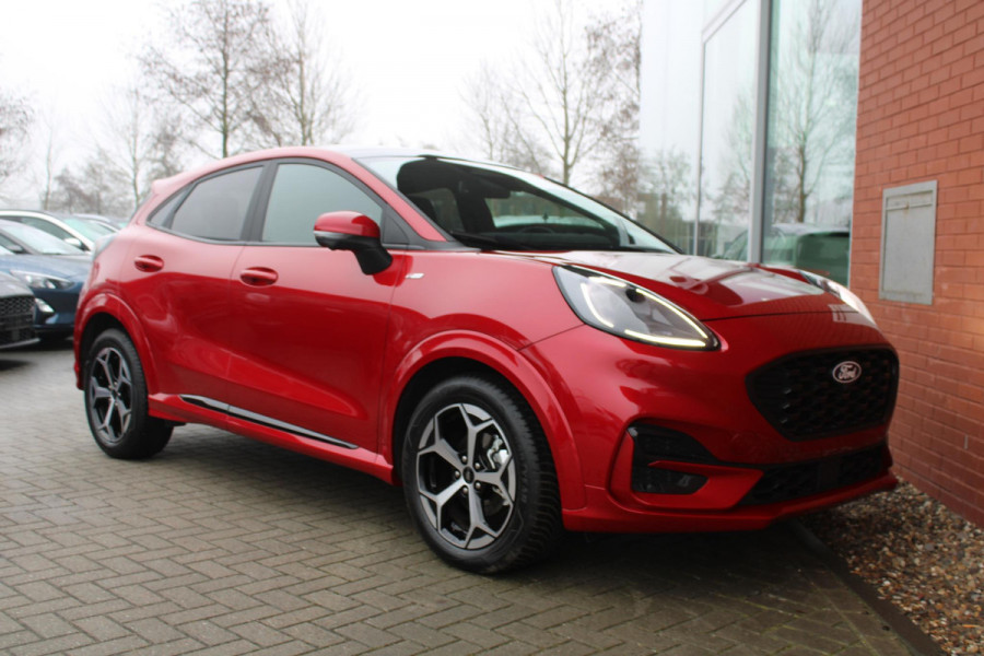 Ford Puma 1.0 EcoBoost Hybrid ST-Line X 155pk | Panorama Dak | Driver Assistance Pack | Winterpack | Trekhaak afneembaar | All Weather banden | Reservewiel