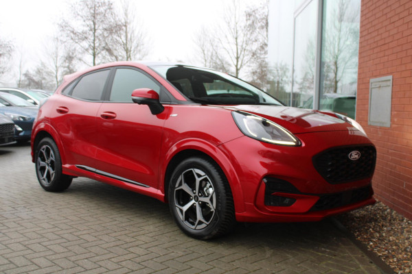 Ford Puma 1.0 EcoBoost Hybrid ST-Line X 155pk | Panorama Dak | Driver Assistance Pack | Winterpack | Trekhaak afneembaar | All Weather banden | Reservewiel