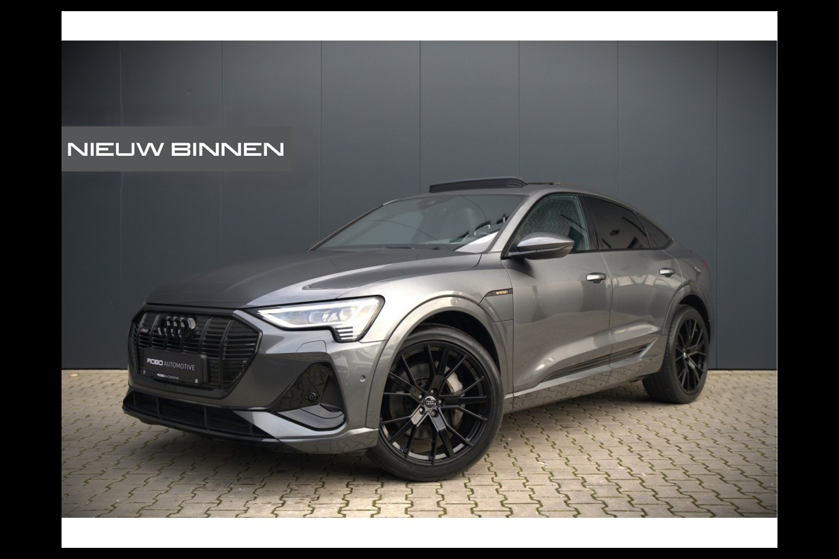 Audi e-tron Sportback 50 quattro S edition 71 kWh S-Line | Panoramadak | Stoelverwarming | Adaptive Cruise Control | Ambiance Verlichting | Memory Seat | Parkeersensoren | Keyless | Apple Carplay
