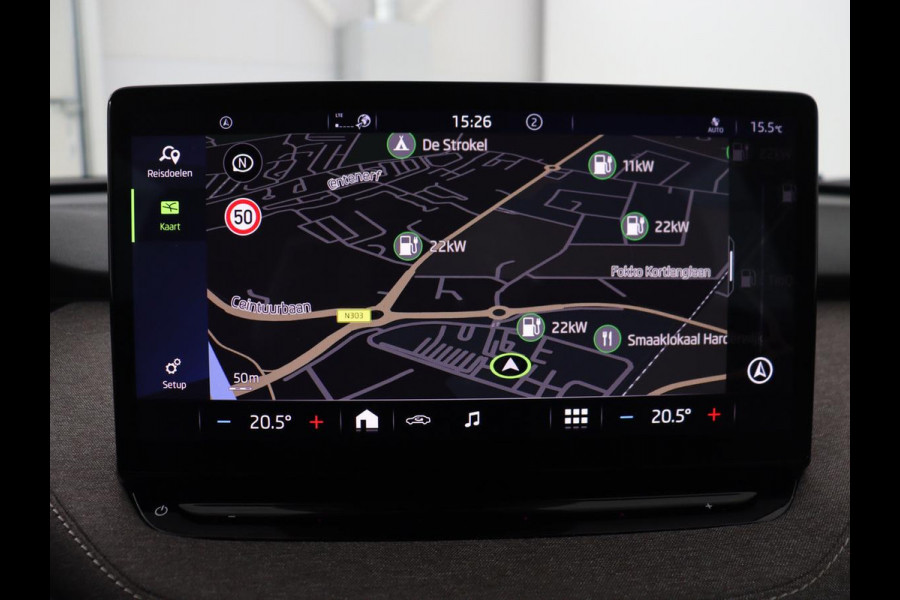 Škoda ENYAQ iV 60 | 68.900km NAP | Sfeerverlichting | Carplay | Half leder | Navigatie | Full LED | Chroom Pack | Climate control | Parkeerhulp | Cruise control