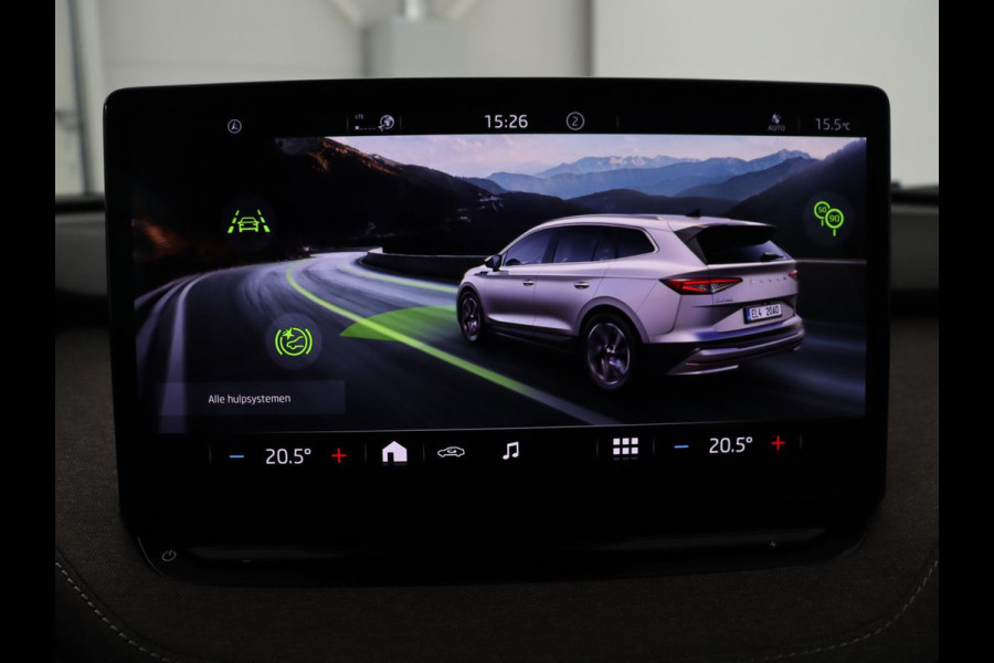 Škoda ENYAQ iV 60 | 68.900km NAP | Sfeerverlichting | Carplay | Half leder | Navigatie | Full LED | Chroom Pack | Climate control | Parkeerhulp | Cruise control